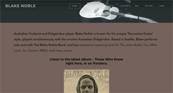 Desktop Screenshot of blakenoblemusic.com