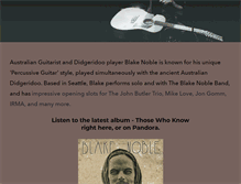 Tablet Screenshot of blakenoblemusic.com
